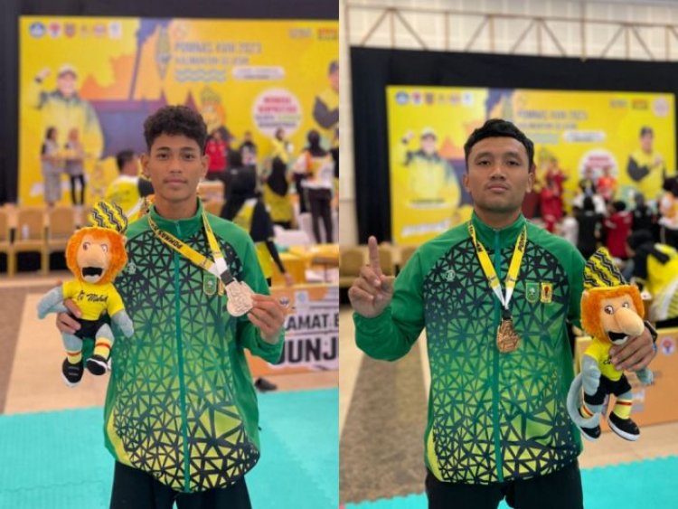 Bima Pratama dan Bambang Legito Mahasiswa Unilak Harumkan Nama Riau di Pomnas XVIII Kalsel