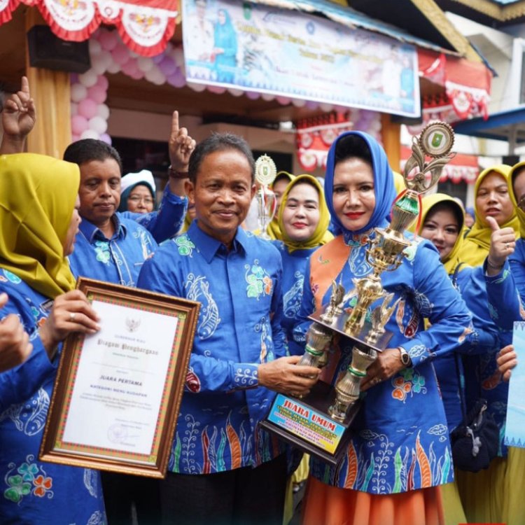 TP PKK Rokan Hulu Sabet Juara Umum Lomba Masak serba Ikan Tingkat Provinsi Riau