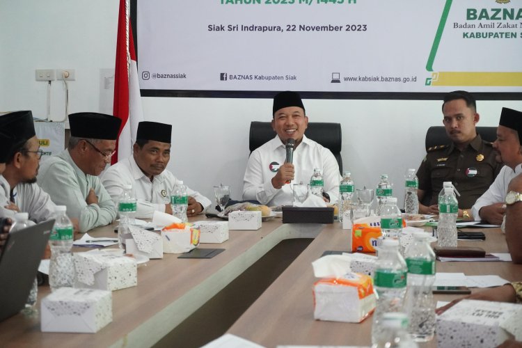 Wabup Siak Ingatkan Pengelolaan Zakat Bertanggungjawab Dunia Akhirat
