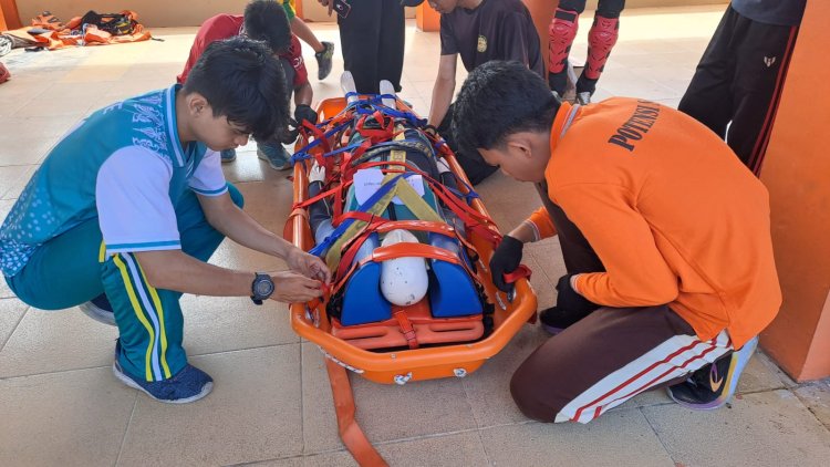 Mastomi dari Kwarda Riau Ikuti TC Pra Jambore Nasional Potensi SAR 2023