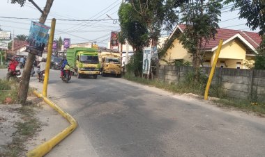 Hindari Truk Tonase Besar Masuk Kota, Dishub Pekanbaru akan Pasang Lagi Portal di Jalan Pesantren