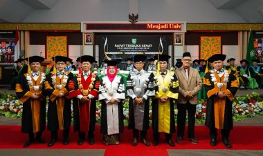 UIR Kukuhkan Tiga Guru Besar Sekaligus, Pertama dalam Sejarah