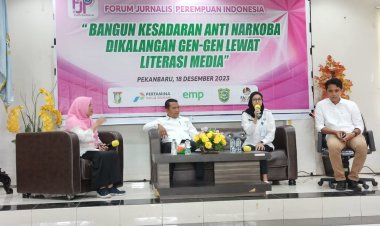 Bidik Gen Z, FJPI Riau Gelar Literasi Bahaya Narkoba di Kampus UIR