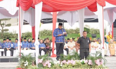 Jadi Inspektur Upacara Bela Negara 2023, Gubri Edy Natar Nasution Ajak Masyarakat Tingkatkan Rasa Cinta Tanah Air