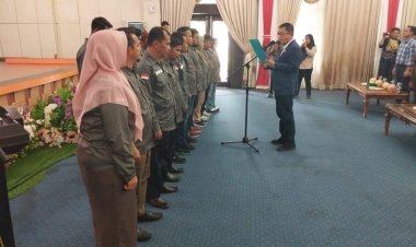 Lantik Pengurus PWI Kampar Periode 2023-2026, Raja Isyam Azwar: Kita Harus Move On