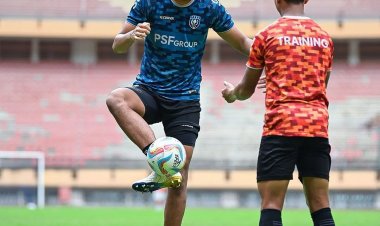 Jelang Persikab Bandung vs PSPS Babak Play-off Degradasi, Skuad PSPS Riau Fokus Latihan