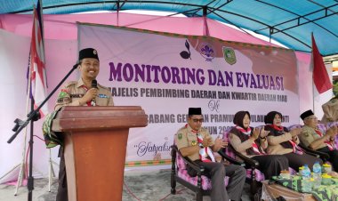Mabida Riau Lakukan Pembinaan dan Pembimbingan kepada Mabicab dan Kwarcab Kepulauan Meranti