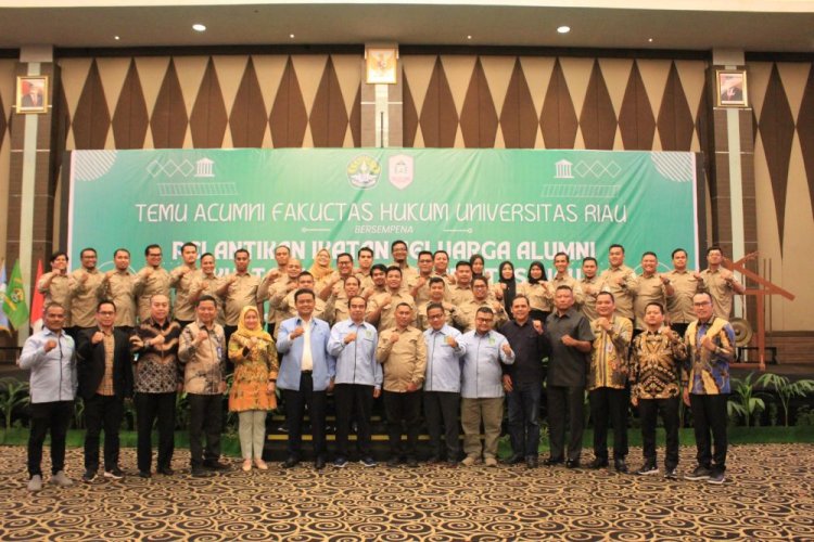 Ronal Akhyar Jadi Ketua, Widiarso Dilantik Sebagai Kepala Bidang Kominfo dan Humas IKA FH UNRI Periode 2022-2026