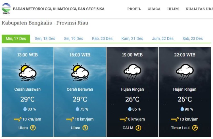 Peringatan Dini BMKG Hujan dengan Intensitas Lebat Disertai Petir dan Angin Kencang di Wilayah Riau Hari Ini, Simak Daerahnya
