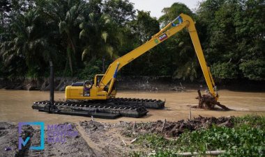 Dinas PUPR Pekanbaru Bersama BWSS III Lanjutkan Normalisasi Aliran Sungai Tahun Ini