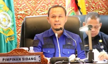 Wakil Ketua DPRD Provinsi Riau Agung Nugroho Pimpin Rapat Paripurna Pembukaan Masa Persidangan I Tahun 2024