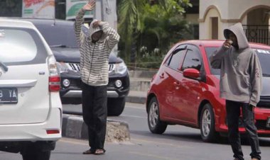 Personel Dishub Pekanbaru Amankan 10 Orang Pak Ogah, Berikut Lokasinya
