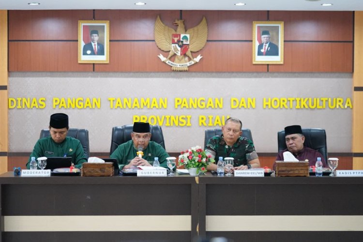 Gubernur Riau Edy Natar Minta Gerakan Daerah Penyediaan Pangan Dilaksanakan Serius