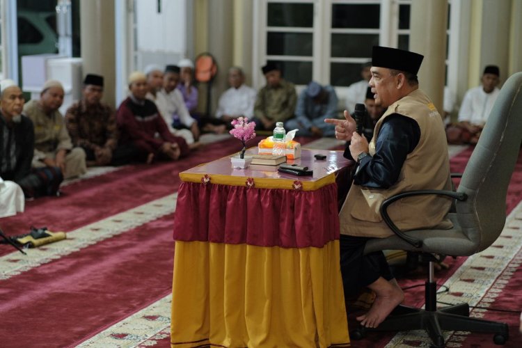 GSSB ke-175, di Masjid Al-Muhajirin Panam, Pekanbaru, Gubri Edy Natar Nasution Ajak Umat Islam Salat Subuh Berjemaah
