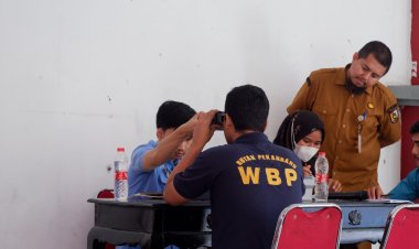 Disdukcapil Pekanbaru Data dan Rekam KTP-el Terhadap 558 Warga Binaan Rutan Kelas I