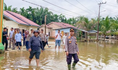Tiga Lokasi TPS di Kecamatan Siak Hulu Kampar Masih Terendam Banjir, Begini Kondisinya