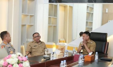 Dikunjungi Kepala SPN Polda Riau, Pj Bupati Hambali Minta Kuota Khusus Anak Kampar