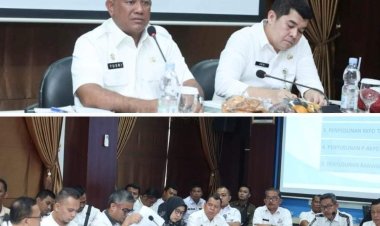 Bahas Perencanaan Pembangunan Daerah, Pj Sekda Kampar Yusri Gelar Rakor Bersama OPD