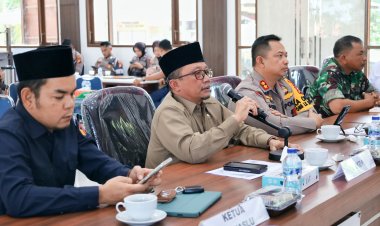 Hadiri Rakor Jepang Pleno Pemilu, Sekda Siak Minta Junjung Sopan Santun