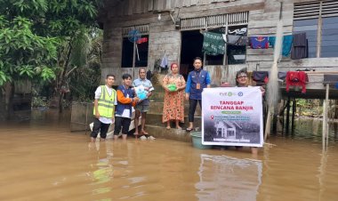 YBM BRIlian bersama IZI Riau salurkan Bantuan Sosial kepada Masyarakat yang Terdampak Banjir