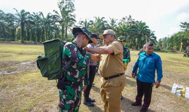 Alfedri Jadi Pembina Upacara Pembukaan TMMD ke - 119