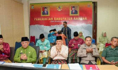 Pj Bupati Kampar Ikuti Rakor Virtual Pengendalian Inflasi dan Penyandang Disabilitas