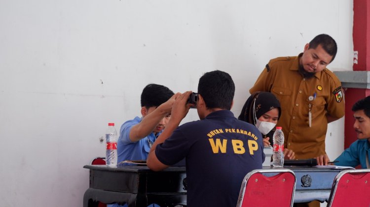 Disdukcapil Pekanbaru Data dan Rekam KTP-el Terhadap 558 Warga Binaan Rutan Kelas I