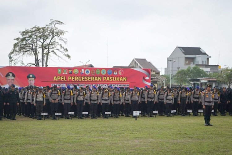 Pemilu 14 Februari 2024, Satu TPS Dua Polisi di Perbatasan Rohil dan Dumai