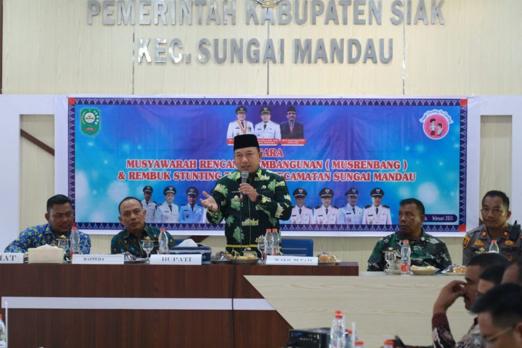 Perbaikan Jalan Utama Siak-Sungai Mandau Jadi Prioritas Pemkab Siak
