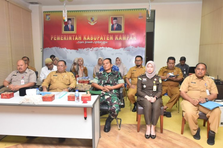 Setiap Senin Ikuti Evaluasi Inflasi, Pj Sekda Kampar Ikuti Rapat Koordinasi Pengendalian Bersama Kemendagri