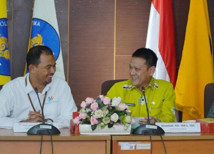 Tingkatkan Kualitas SDM di Bidang Statistika, Pj Bupati Kampar Hambali MoU dengan Politeknik STIS Jakarta