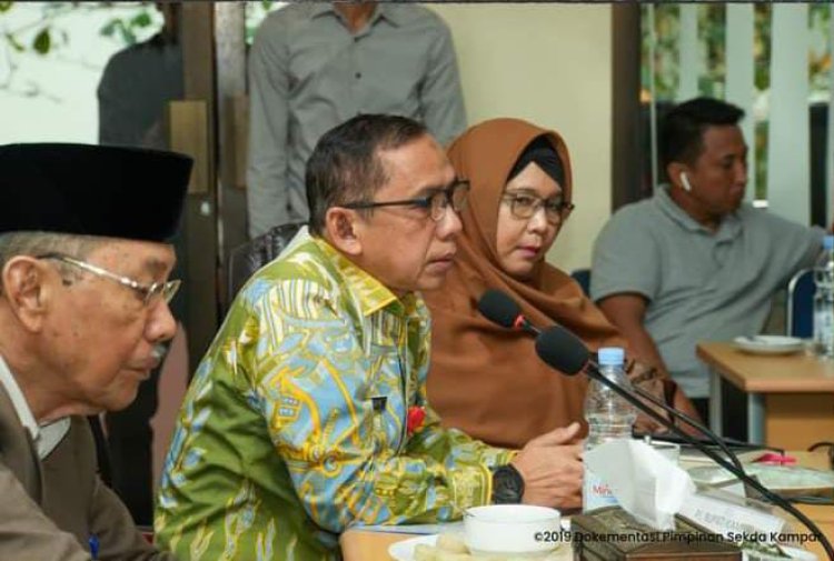 Pj Bupati Kampar Didaulat Sebagai Narasumber pada Dies Natalis Universitas Pahlawan ke-7 Tahun