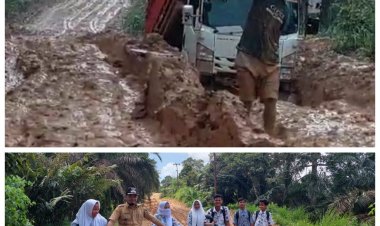 Jalan ke Cipang Kiri Hilir Rusak Parah, Aktifitas Warga Terancam Lumpuh Total 