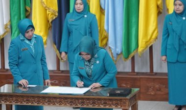 Adrias Hariyanto Resmi Dilantik Menjadi Pj Ketua TP PKK Provinsi Riau