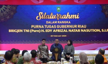 Haru Biru di Malam Purna Tugas Gubri Edy Natar Nasution