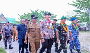 Ketua DPRD Meranti Dampingi Kapolda Riau Kunker di Rangsang