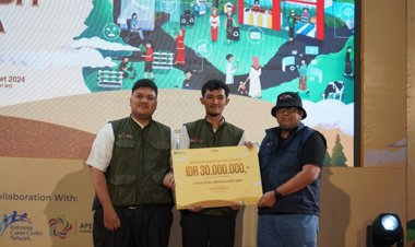 Usung Pembangunan PLMH di Sungai Hijau, Tim PROMEEG UNRI Raih Runner Up Innovillage  2023 di Telkom University Bandung