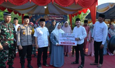 Bupati Bengkalis Kasmarni Safari Ramadan Perdana di Masjid As-Salam Rupat Utara