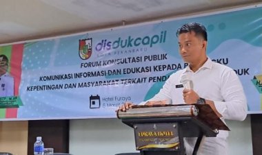Dihadiri 50 Peserta Mahasiswa Unilak dan UIR, Disdukcapil Pekanbaru Sosialisasi di FKPKIE 