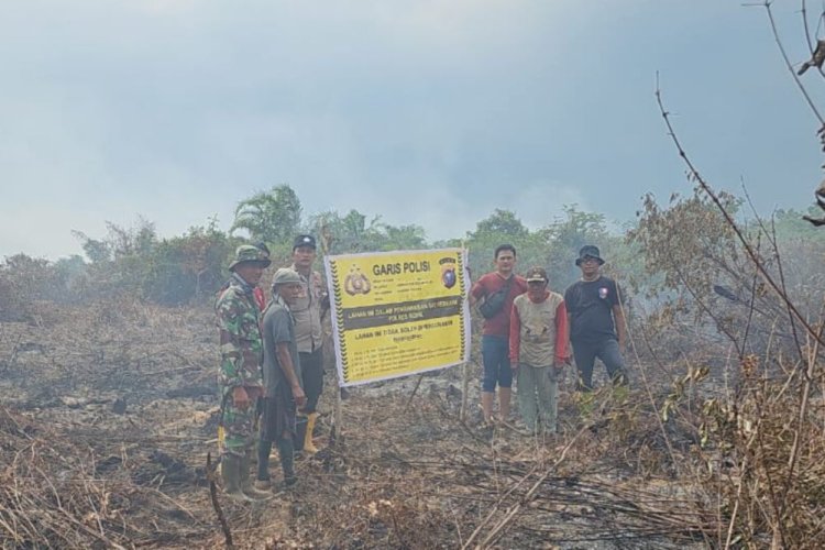 Bakar 7 Hektare Lahan, Polda Riau Amankan Empat Orang Pelaku Karhutla