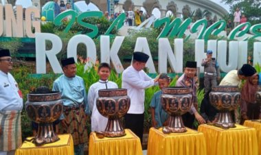 Sambut Ramadhan 1445 H, Pemkab Rohul Gelar Potang Bolimau dan Santunan Anak Yatim