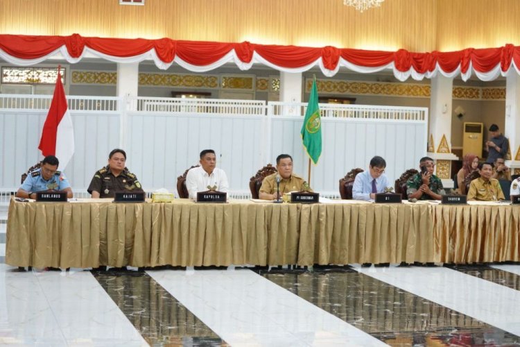 Jelang Idul Fitri 2024, Pj Gubri Ikuti Apel Siaga Pengamanan Pasokan dan Harga Pangan