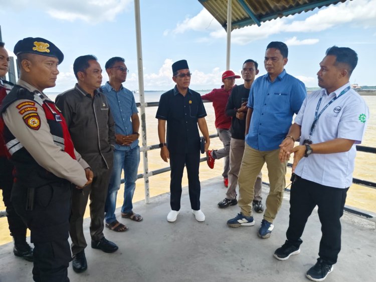 Ketua DPRD Meranti Kunker ke Pelabuhan Tanjung Harapan dan PLN Rayon Selatpanjang, Pastikan Kelancaran Arus Mudik