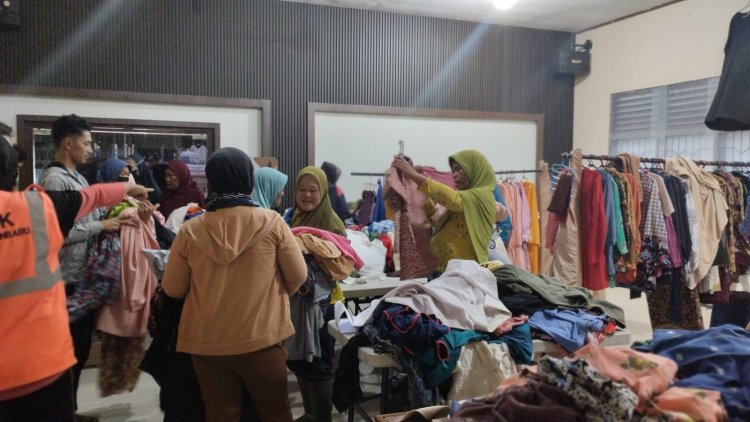 Ada Mall Pramuka Peduli Sesama di Kwarda Riau, Warga Kurang Mampu Bisa Dapat Baju Baru Gratis