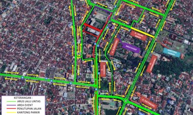 Gebyar BBI BBWI, Carnival Lancang Kuning dan Rakerwil I Apeksi 2024, Sebagian Jalan Sudirman Pekanbaru Ditutup, Ini Rute Alternatifnya