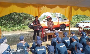 Bawaslu Pekanbaru Sosialisasikan Saka Adhyasta Pemilu di Raimuna