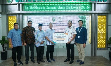 UIR Terima Bantuan Dana Pendidikan Rp 70 Juta dari Bank Syariah Indonesia