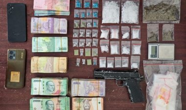 Satuan Reserse Narkoba Polres Bengkalis Tangkap Pengedar Sabu yang Miliki Airsoftgun