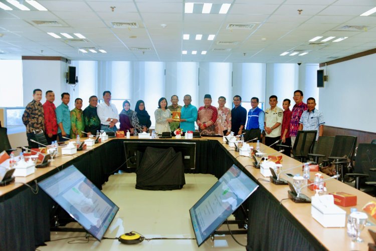Pansus Ranperda Penyelenggaraan Penanggulangan Bencana DPRD Bengkalis Konsultasi ke BNPB