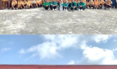 Mahasiswa FH Umri Sosialisasi Penanggulangan Narkoba di SMPN 2 Tambang